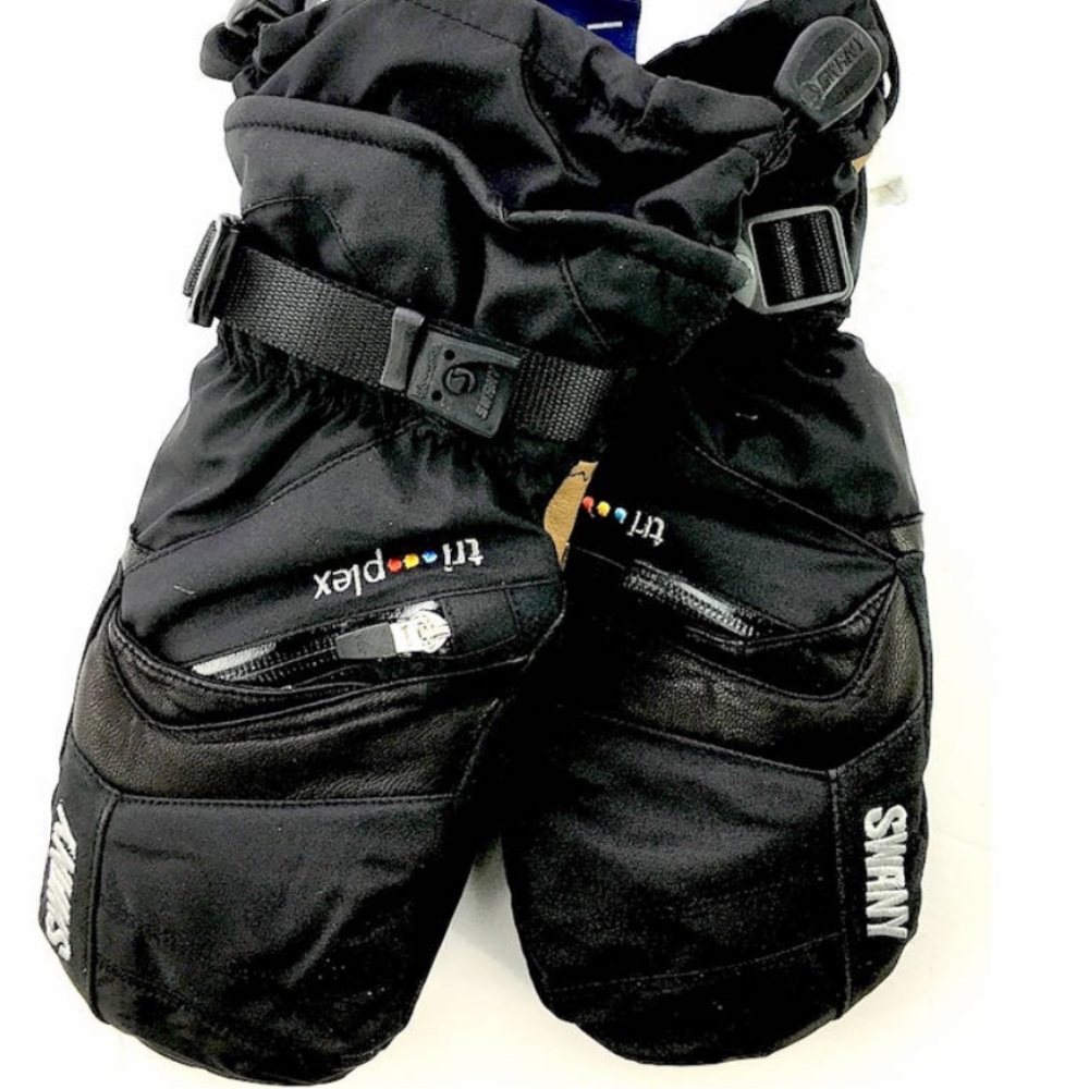 Swany Triplex  Mitten Black  youth S (5-6)